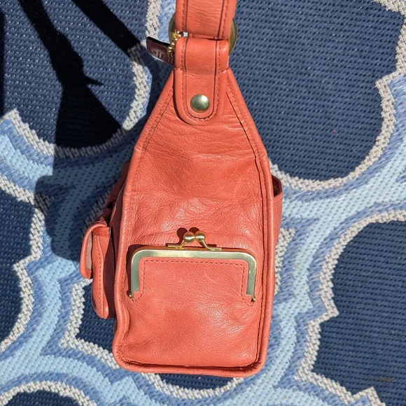 Htf Coach Bleecker Street Haversack Orange Leather 13776! Rare! - Picture 5 of 12